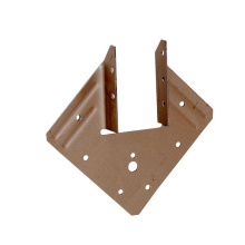 wholesale custom high quality polish metal corner bracket wood connector hardware metal bracket for timber